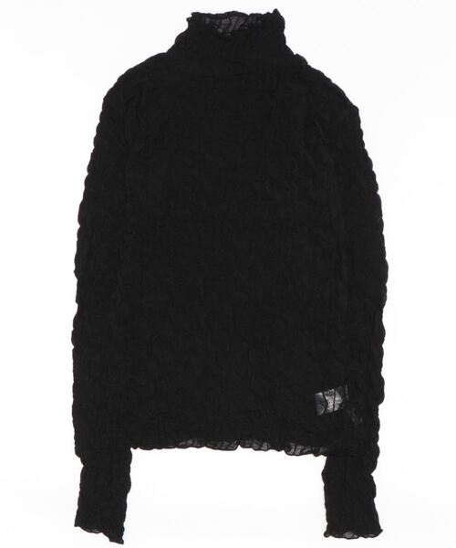 INGNI（イング）の「シアーウェーブメロウトップス（その他トップス・レディース・パープル/ブラック/オフホワイト・M）」の3枚目の写真