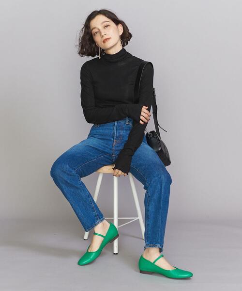 BEAUTY&YOUTH UNITED ARROWS(ビューティーアンドユースユナイテッドアローズ)の「ベアフライス タートルネック カットソー(Tシャツ/カットソー・レディース・ピンク/ダークブラウン/ホワイト/ブラック・FREE)」の11枚目の写真