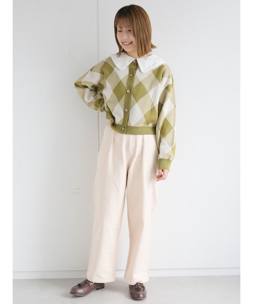 ehka sopo（エヘカソポ）の「スカラップレース衿ブラウス（シャツ/ブラウス・レディース・オフホワイト/キナリ/ベージュ・ﾌﾘ-）」の7枚目の写真