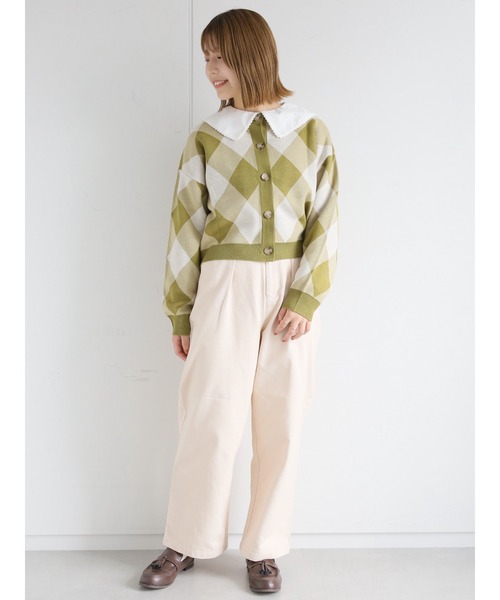 ehka sopo（エヘカソポ）の「スカラップレース衿ブラウス（シャツ/ブラウス・レディース・オフホワイト/キナリ/ベージュ・ﾌﾘ-）」の8枚目の写真