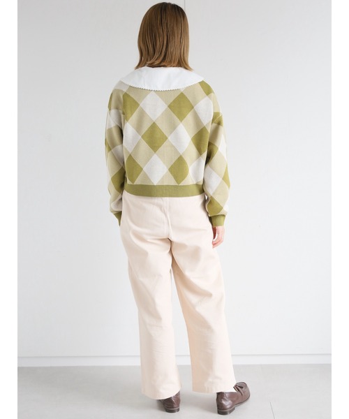 ehka sopo（エヘカソポ）の「スカラップレース衿ブラウス（シャツ/ブラウス・レディース・オフホワイト/キナリ/ベージュ・ﾌﾘ-）」の9枚目の写真