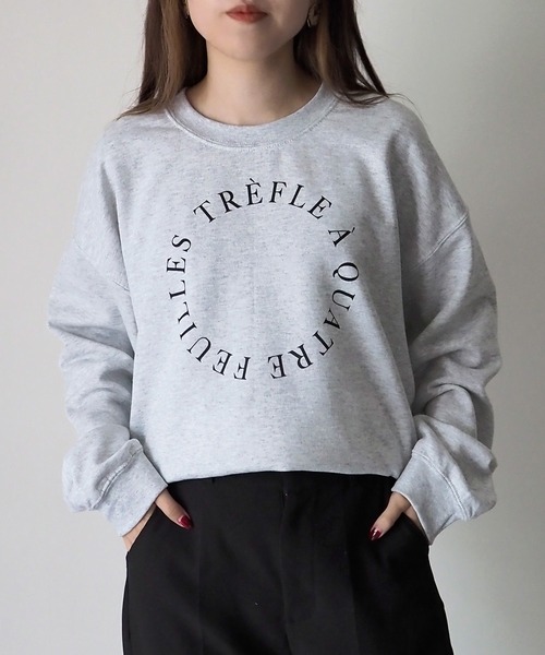 Riberry（リベリー）の「GILDAN サークルロゴ裏起毛スウェット（スウェット・レディース・ホワイト/アッシュグレー/ダークグリーン・LARGE）」の20枚目の写真