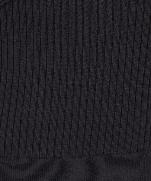 ROYAL PARTY(ロイヤルパーティー)の「カシュクールリブニットトップス(ニット/セーター・レディース・ブラック/ピンク/オフホワイト・FREE)」の13枚目の写真