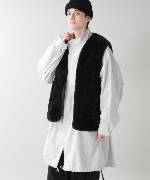 RAGEBLUE（レイジブルー）の「フェイクファー/ルーズベスト2（ベスト・メンズ・ブラウン/ブラック・ONE SIZE）」の12枚目の写真