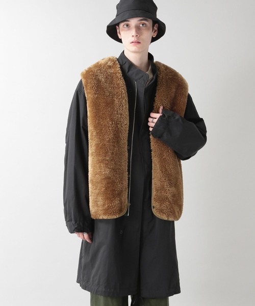 RAGEBLUE（レイジブルー）の「フェイクファー/ルーズベスト2（ベスト・メンズ・ブラウン/ブラック・ONE SIZE）」の19枚目の写真