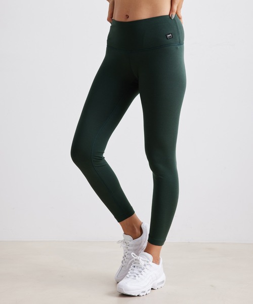 SN super.natural（スーパーナチュラル）の「【super.natural】スーパータイツ（レギンス/スパッツ・レディース・グリーン/ブラック・S）」の7枚目の写真