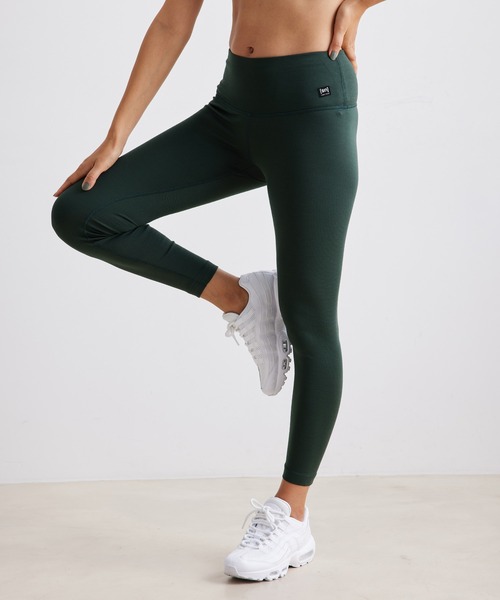 SN super.natural（スーパーナチュラル）の「【super.natural】スーパータイツ（レギンス/スパッツ・レディース・グリーン/ブラック・S）」の9枚目の写真