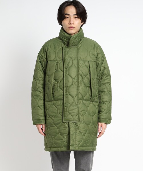 Dessin（デッサン）の「◆中綿キルティングコート（その他アウター・メンズ・カーキ/ネイビー・02/03）」の3枚目の写真