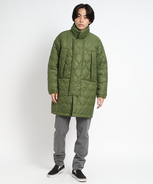 Dessin（デッサン）の「◆中綿キルティングコート（その他アウター・メンズ・カーキ/ネイビー・02/03）」の17枚目の写真