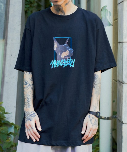 Subciety（サブサエティ）の「SHELTER TEE（Tシャツ/カットソー・メンズ・グレー/ホワイト/ブラック・X-LARGE/XX-LARGE/MEDIUM/SMALL/LARGE）」の3枚目の写真