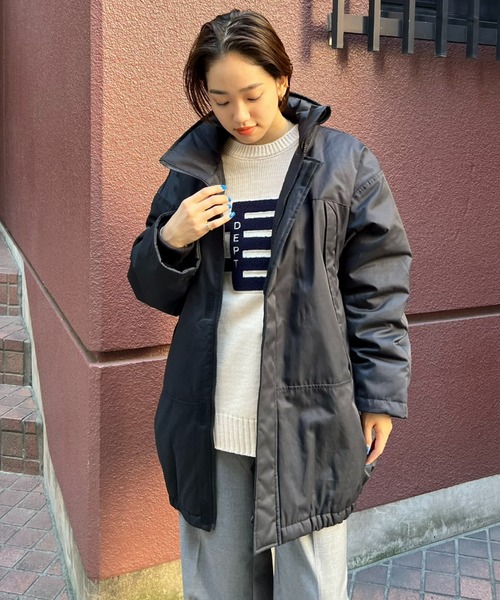 RODEO CROWNS WIDE BOWL（ロデオクラウンズワイドボウル）の「Lettered ニットトップス（ニット/セーター・レディース・ネイビー/アイボリー/マジェンタ・FREE）」の14枚目の写真