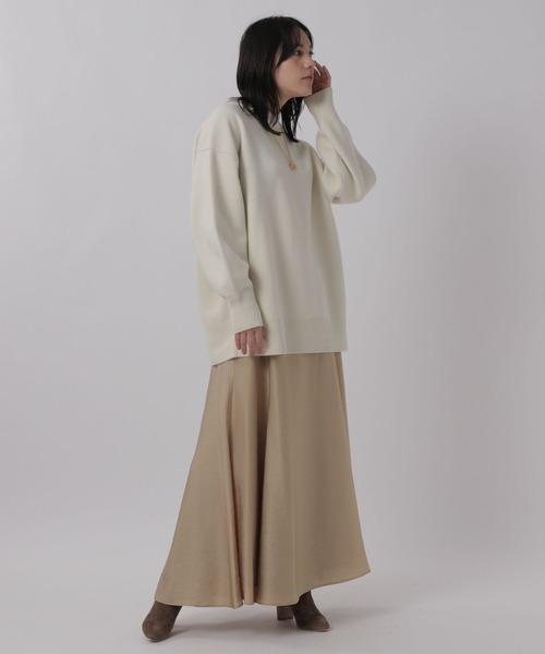 Chaos（カオス）の「Chaos(カオス)/【WEB先行予約】コンプレウールニットプルオーバー（ニット/セーター・レディース・オフホワイト/ブラック/ブルー・FREE）」の15枚目の写真