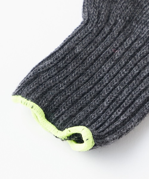 WHIMSIC（ウィムジック）の「【UNISEX】ストリングニットグローブ フィンガーレス（手袋・メンズ・パープル/グレー/チャコールグレー/オリーブ/ベージュ・FREE）」の16枚目の写真