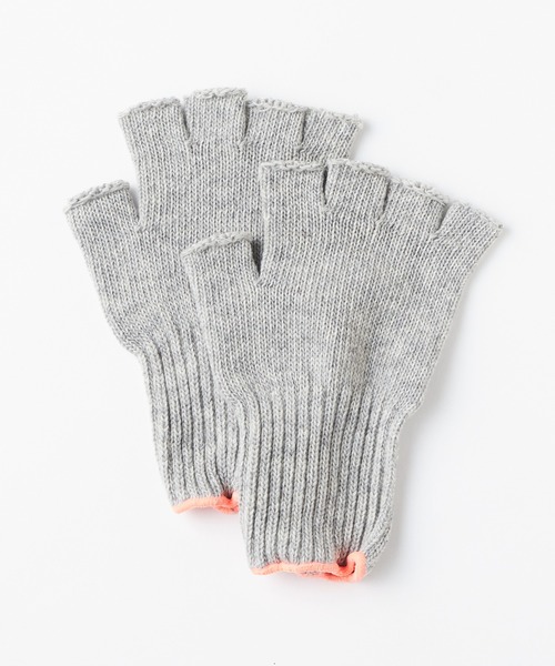 WHIMSIC（ウィムジック）の「【UNISEX】ストリングニットグローブ フィンガーレス（手袋・メンズ・パープル/グレー/チャコールグレー/オリーブ/ベージュ・FREE）」の9枚目の写真