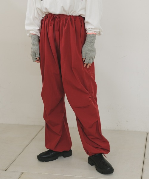 WHIMSIC（ウィムジック）の「【UNISEX】ストリングニットグローブ フィンガーレス（手袋・メンズ・パープル/グレー/チャコールグレー/オリーブ/ベージュ・FREE）」の14枚目の写真