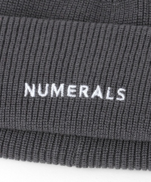 NUMERALS（ヌメラルズ）の「[NUMERALS]コットンニットワッチ（ニットキャップ/ビーニー・メンズ・ブラック/ベージュ/チャコール/ライトグレー/アイボリー・FREE）」の13枚目の写真