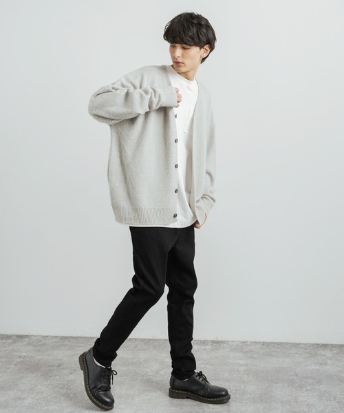 Rocky Monroe（ロッキーモンロー）の「ストレッチデニム テーパードスキニーサルエルパンツ（デニムパンツ・メンズ・ライトインディゴブルー/インディゴブルー/ブラック/ワンウォッシュ・M/L/XL）」の8枚目の写真