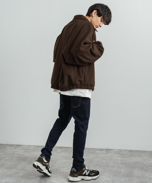 Rocky Monroe（ロッキーモンロー）の「ストレッチデニム テーパードスキニーサルエルパンツ（デニムパンツ・メンズ・ライトインディゴブルー/インディゴブルー/ブラック/ワンウォッシュ・M/L/XL）」の21枚目の写真