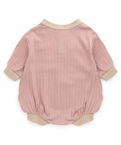 Ampersand（アンパサンド）の「【premier】 シンプルロンパス（ロンパース・キッズ・チャコール/ブラウン/ピンク/ライトグレー・80/70/60）」の9枚目の写真