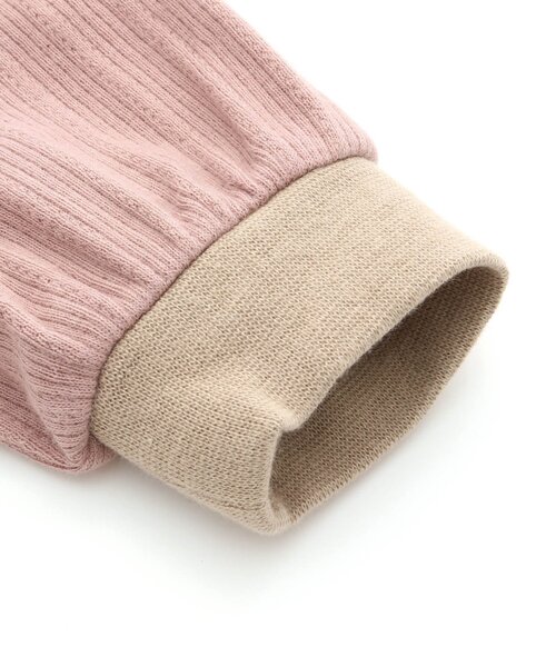 Ampersand（アンパサンド）の「【premier】 シンプルロンパス（ロンパース・キッズ・チャコール/ブラウン/ピンク/ライトグレー・80/70/60）」の12枚目の写真