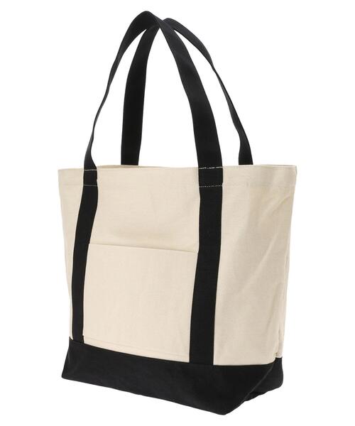 Maison de FLEUR(メゾンドフルール)の「トラベルキャリーオン帆布バッグ(トートバッグ・レディース・ブラック/ブラウン・FREE)」の6枚目の写真