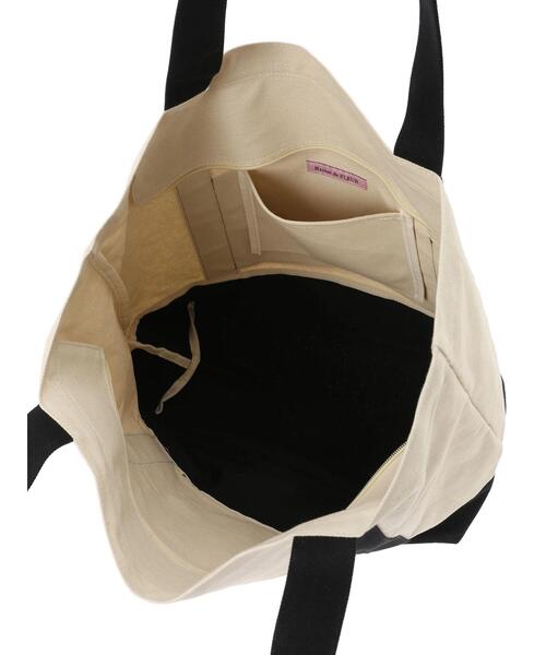 Maison de FLEUR(メゾンドフルール)の「トラベルキャリーオン帆布バッグ(トートバッグ・レディース・ブラック/ブラウン・FREE)」の13枚目の写真