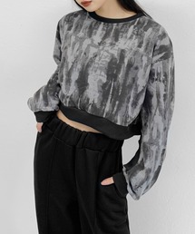 【ZOZOTOWN限定】Tie-dye cropped design top / タイダイ柄クロップドデザイントップス