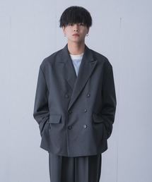 INTER FACTORY | てる - LOOSE DOUBLE JACKET / ルーズダブルジャケット　made in INTER FACTORY(テーラードジャケット)