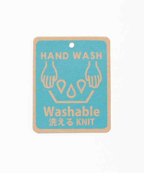 VENCEEXCHANGE（ヴァンスエクスチェンジ）の「【洗える】畦編みハーフジップ（カーディガン/ボレロ・メンズ・オレンジ/ミント/オフホワイト/ブラック・L/M）」の14枚目の写真