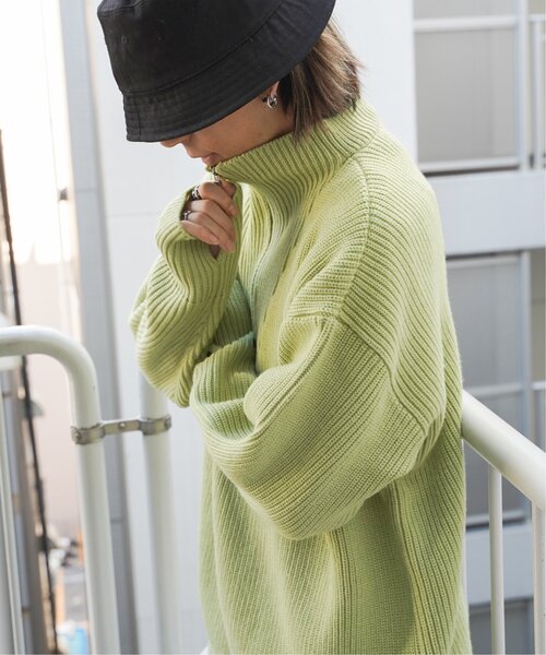 VENCEEXCHANGE（ヴァンスエクスチェンジ）の「【洗える】畦編みハーフジップ（カーディガン/ボレロ・メンズ・オレンジ/ミント/オフホワイト/ブラック・L/M）」の20枚目の写真