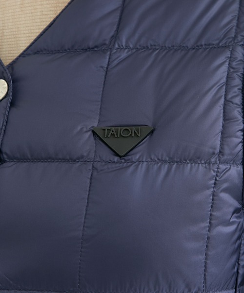 TAION EXTRA / タイオンエクストラ】Vネックインナーダウンセット