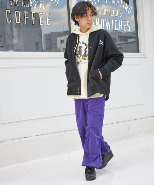 PBLIM（ページボーイリム）の「PAGEBOYLIM/ロックンロールフーディー（パーカー・レディース・グリーン/チャコールグレー/オフホワイト・MEDIUM/LARGE）」の9枚目の写真