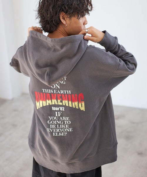 PBLIM（ページボーイリム）の「PAGEBOYLIM/ロックンロールフーディー（パーカー・レディース・グリーン/チャコールグレー/オフホワイト・MEDIUM/LARGE）」の22枚目の写真