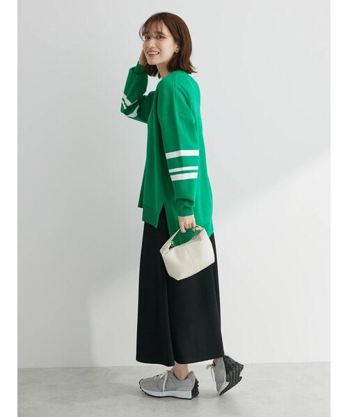 Green　Parks（グリーンパークス）の「表面感カットフレアスカート（スカート・レディース・ブラック/ブルー/アイボリー・FREE）」の20枚目の写真