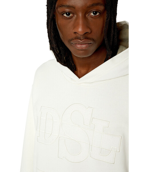 メンズ パーカー リッピング加工