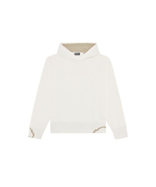 メンズ パーカー リッピング加工