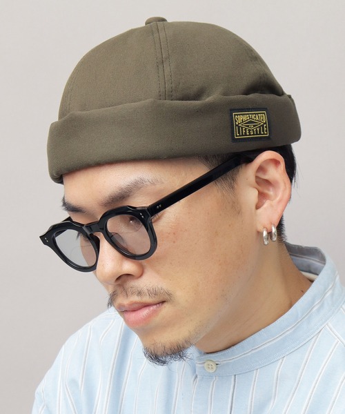 Basiquenti(ベーシックエンティ)の「ブラックタグ フィッシャーマンキャップ(キャップ・メンズ・チャコールグレー/ブラック/ベージュ/カーキ・FREE)」の4枚目の写真