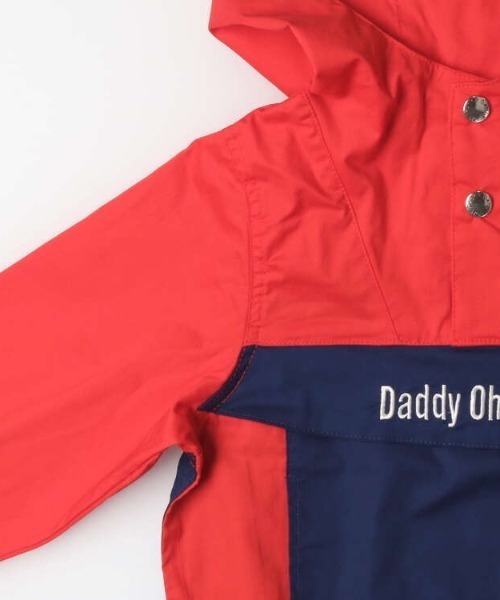 Daddy Oh Daddy（ダディーオーダディー）の「バイカラーパーカー（パーカー・キッズ・レッド/イエロー・100/140/120/130/110）」の5枚目の写真