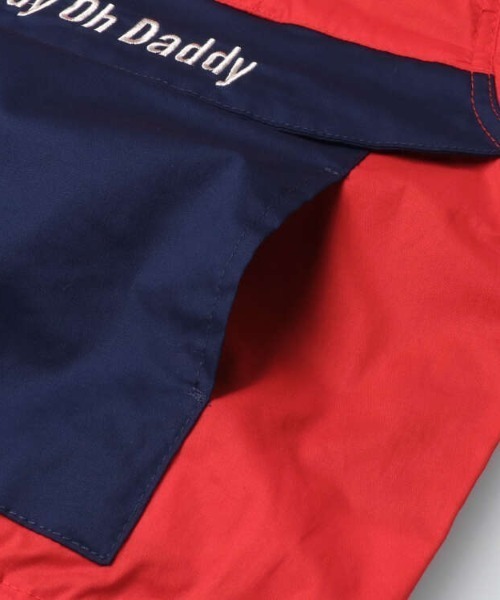 Daddy Oh Daddy（ダディーオーダディー）の「バイカラーパーカー（パーカー・キッズ・レッド/イエロー・100/140/120/130/110）」の6枚目の写真