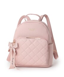 Ober Tashe | ◆リボンチャーム付きキルトミニリュック(バックパック/リュック)