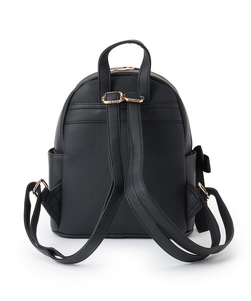 Ober Tashe(オーバータッシェ)の「◆リボンチャーム付きキルトミニリュック(バックパック/リュック・レディース・ピンク系/ブルー/ブラック/アイボリー・FREE)」の7枚目の写真