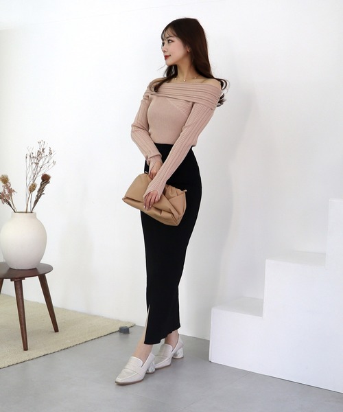 ガムストレッチタイトロングスカート’23ｓ