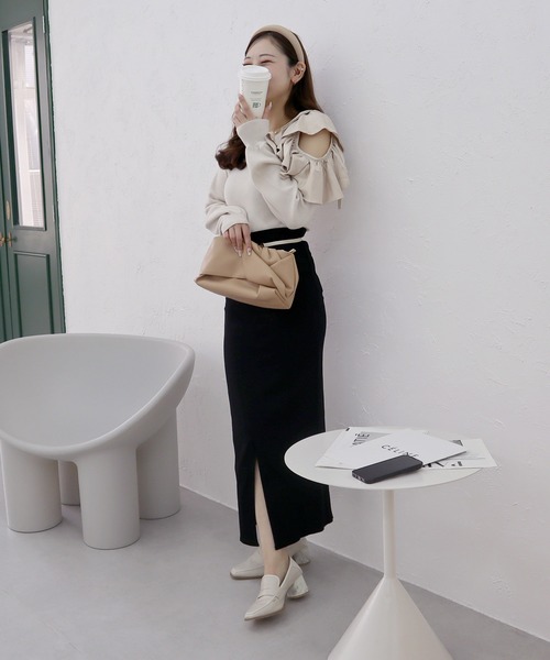 ガムストレッチタイトロングスカート’23ｓ