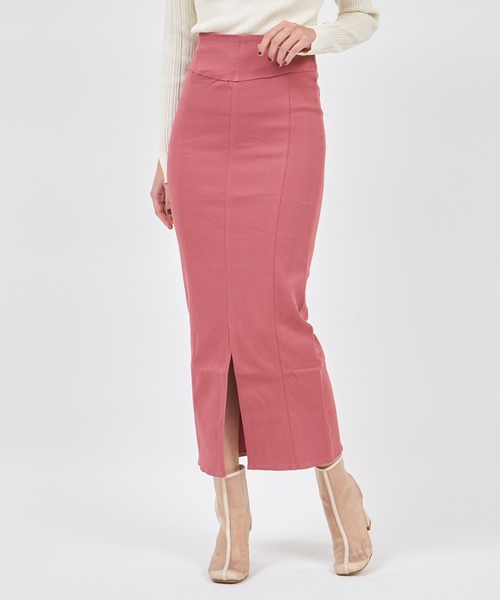 【セール】ガムストレッチタイトロングスカート’23ｓ（スカート）｜ROYAL PARTY（ロイヤルパーティー）