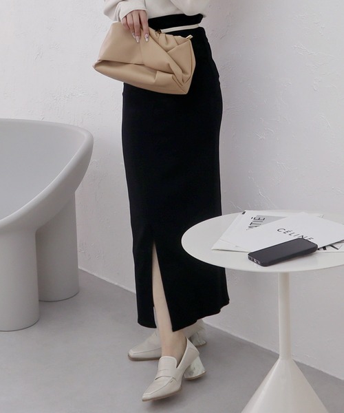 【セール】ガムストレッチタイトロングスカート’23ｓ（スカート）｜ROYAL PARTY（ロイヤルパーティー）