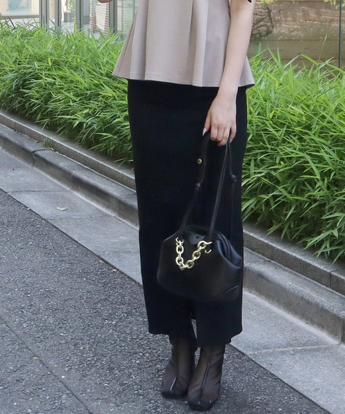 【セール】ガムストレッチタイトロングスカート’23ｓ（スカート）｜ROYAL PARTY（ロイヤルパーティー）