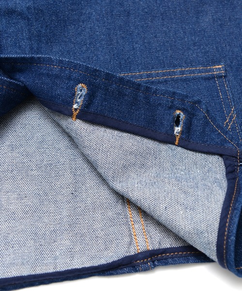 Wrangler（ラングラー）の「［Wrangler ラングラー］UNLINED DENIM VEST IN PREWASHED デニムジレベスト（ベスト・メンズ・インディゴブルー・S/M/L/XL）」の10枚目の写真