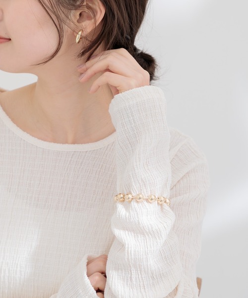 KATHARINE ROSS（キャサリンロス）の「【KATHARINE ROSS】メタリックボールブレスレット（ブレスレット・レディース・ゴールド/シルバー・MEDIUM）」の8枚目の写真
