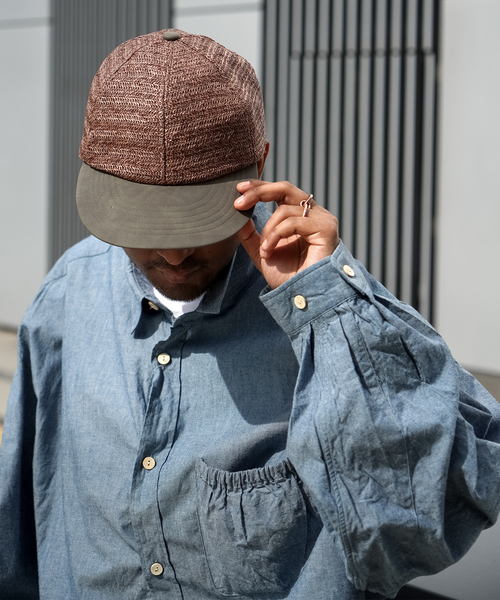 SUBLIME（サブライム）の「【SUBLiME/サブライム】MESH BRADE BB CAP（キャップ・メンズ・アイボリー/ブラウン・FREE）」の6枚目の写真