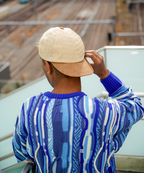 SUBLIME（サブライム）の「【SUBLiME/サブライム】MESH BRADE BB CAP（キャップ・メンズ・アイボリー/ブラウン・FREE）」の8枚目の写真